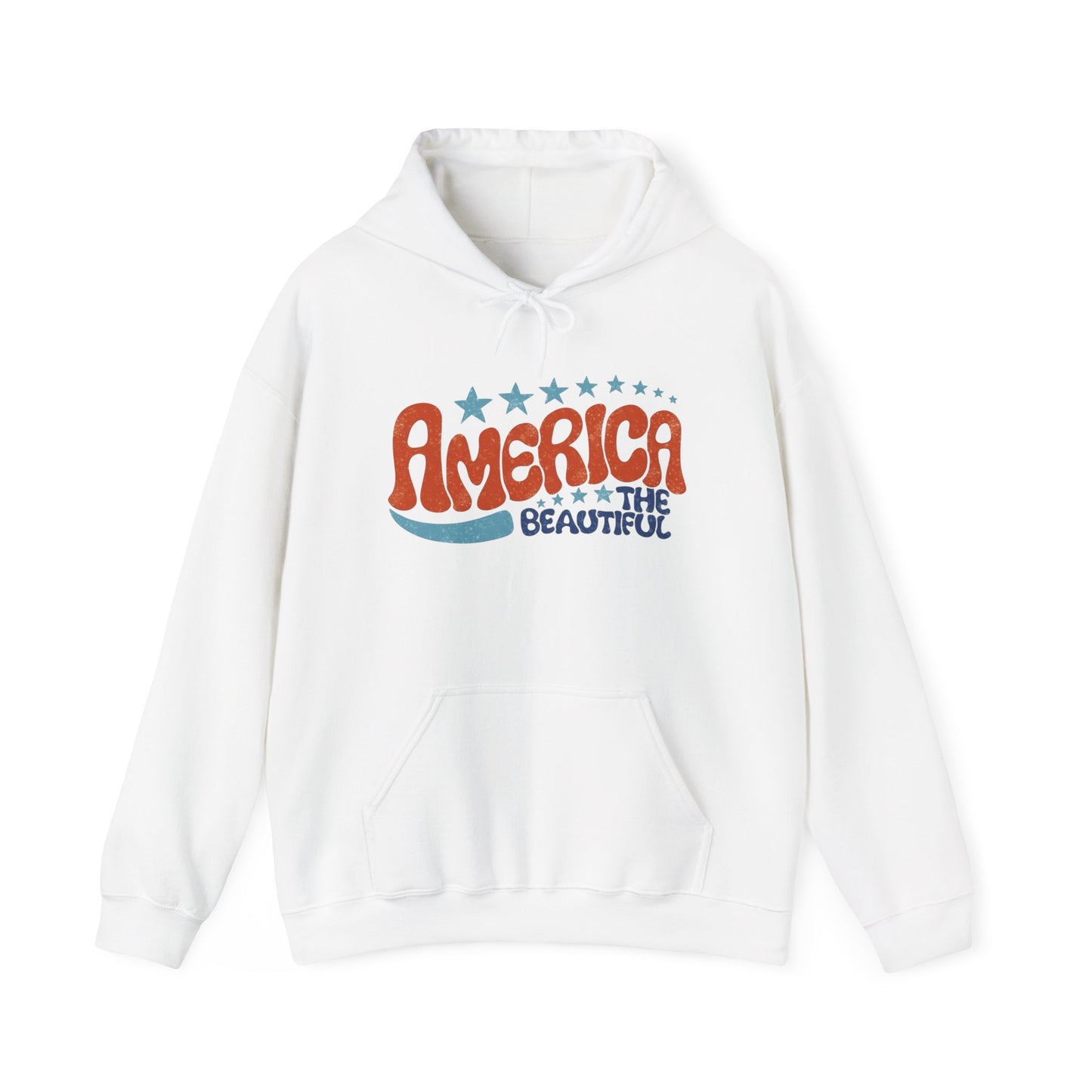 America The Beautiful Graphic Hoodie Heavy Blend™ NEW Sweatshirt