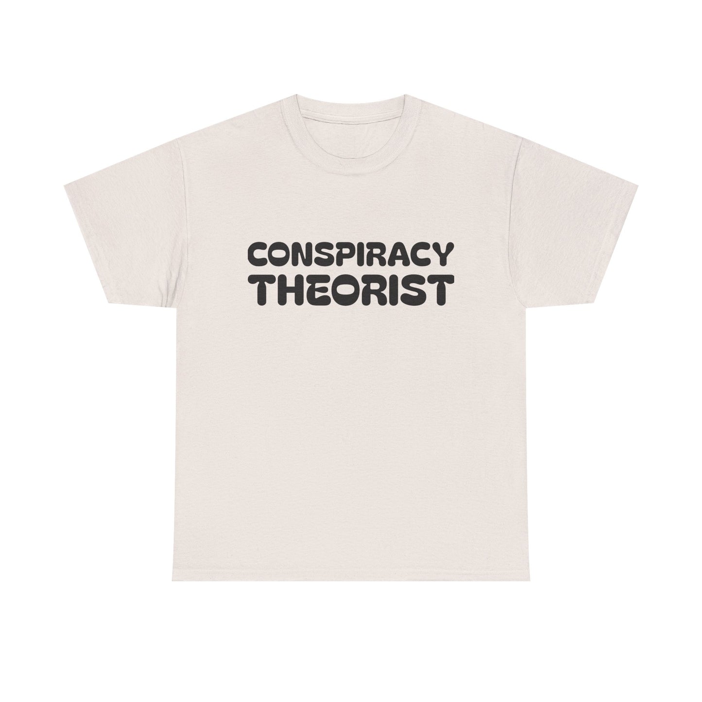 Conspiracy Theorist Funny Aliens UFO Graphic T Shirt Unisex Heavy Cotton Gift