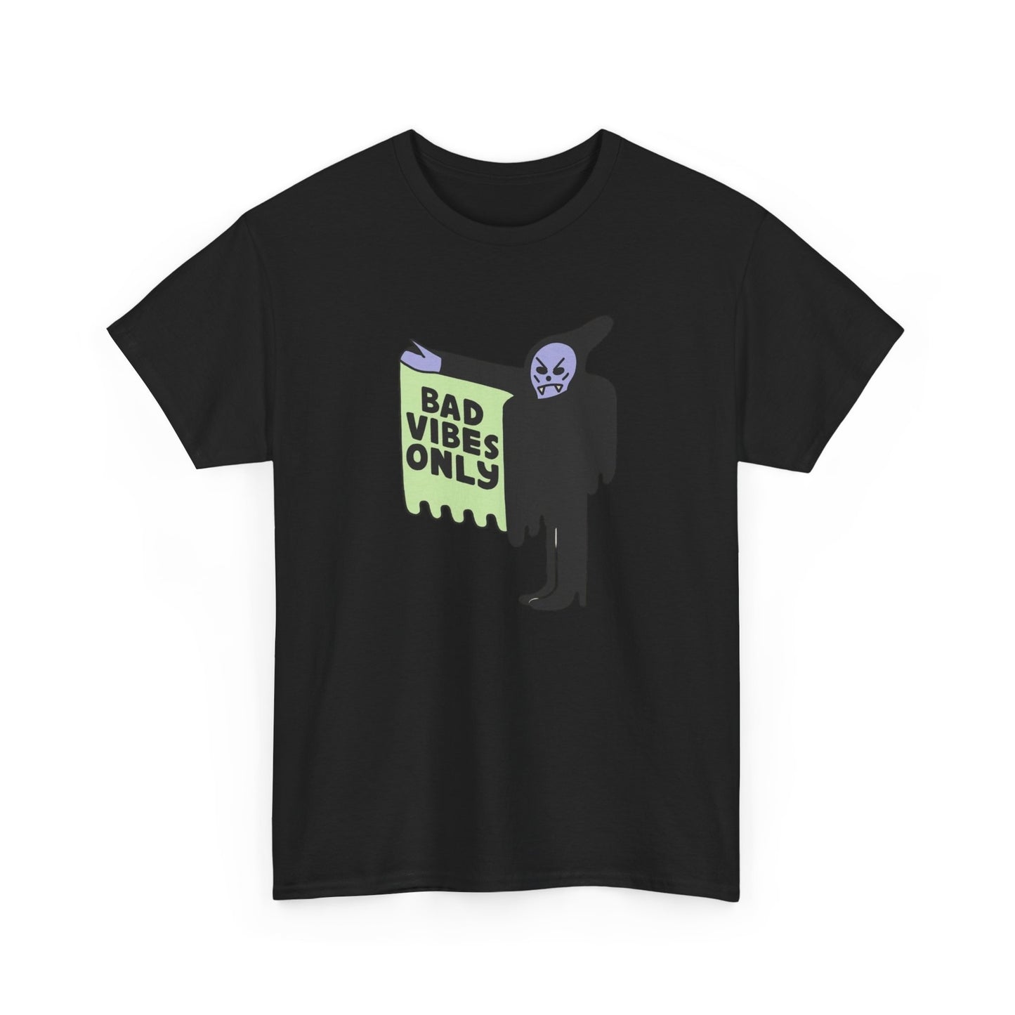 Bad Vibes Only Graphic T Shirt NEW Adult Tee