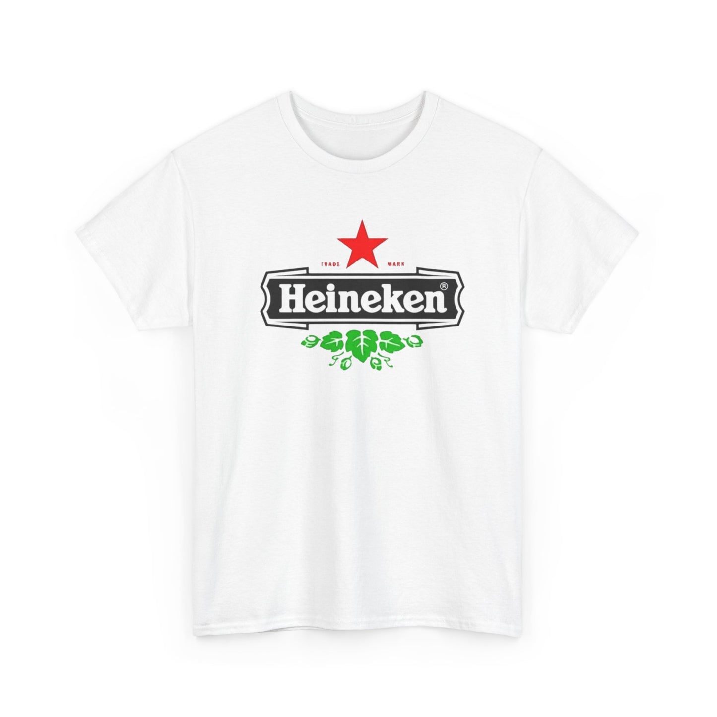 Heineken Graphic T Shirt Vintage Beer Logo Retro Unisex Heavy Cotton Tee