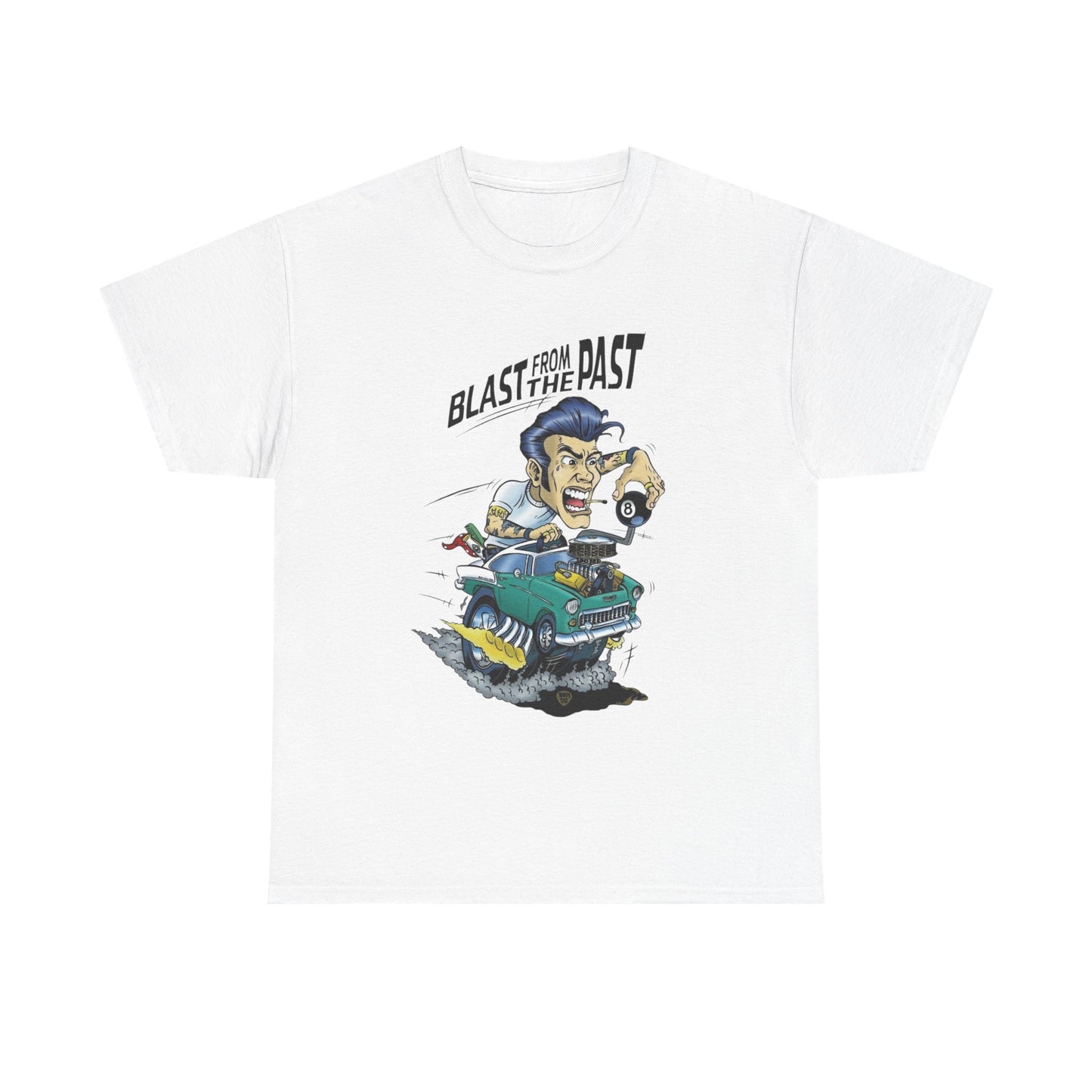 Blast From The Past Muscle Cars Graphic T Shirt Unisex Heavy Cotton Tee