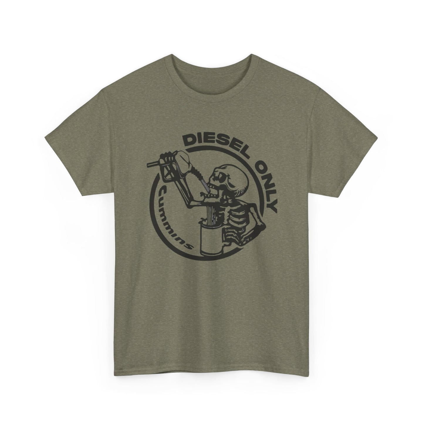 Diesel Only Cummins Graphic T Shirt Unisex Heavy Cotton Tee NEW