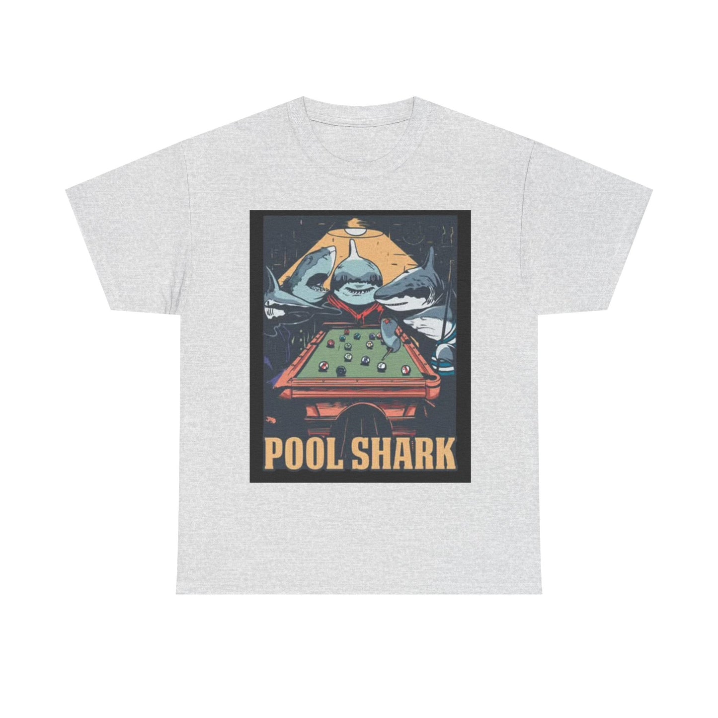 Pool Shark T Shirt Retro Funny Graphic T Vintage Pool Hall Rogan Unisex