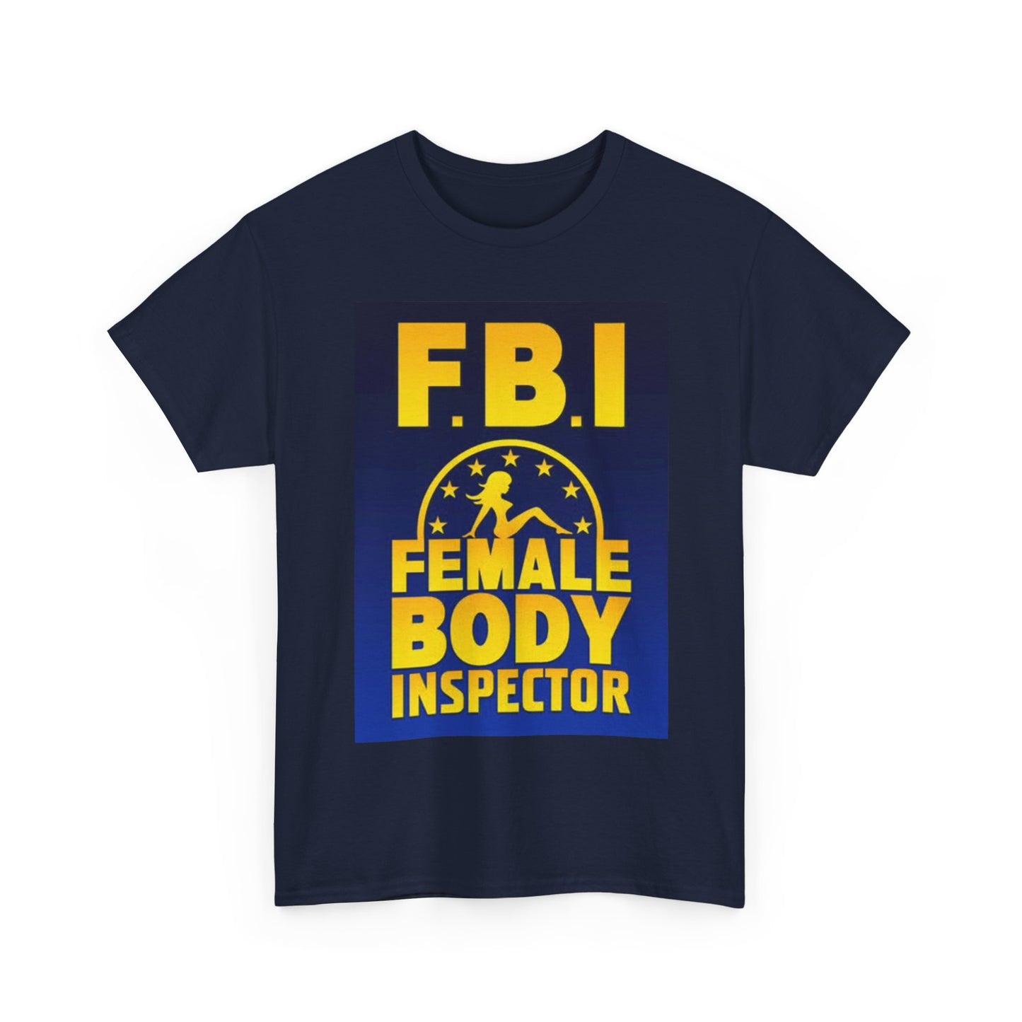 Female Body Inspector Shirt Funny Graphic Unisex Heavy Cotton Tee