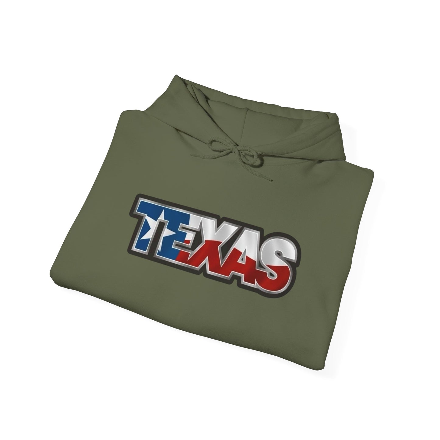 Texas American Flag Graphic Hoodie NEW Unisex Heavy Blend™ Hooded Sweatshirt