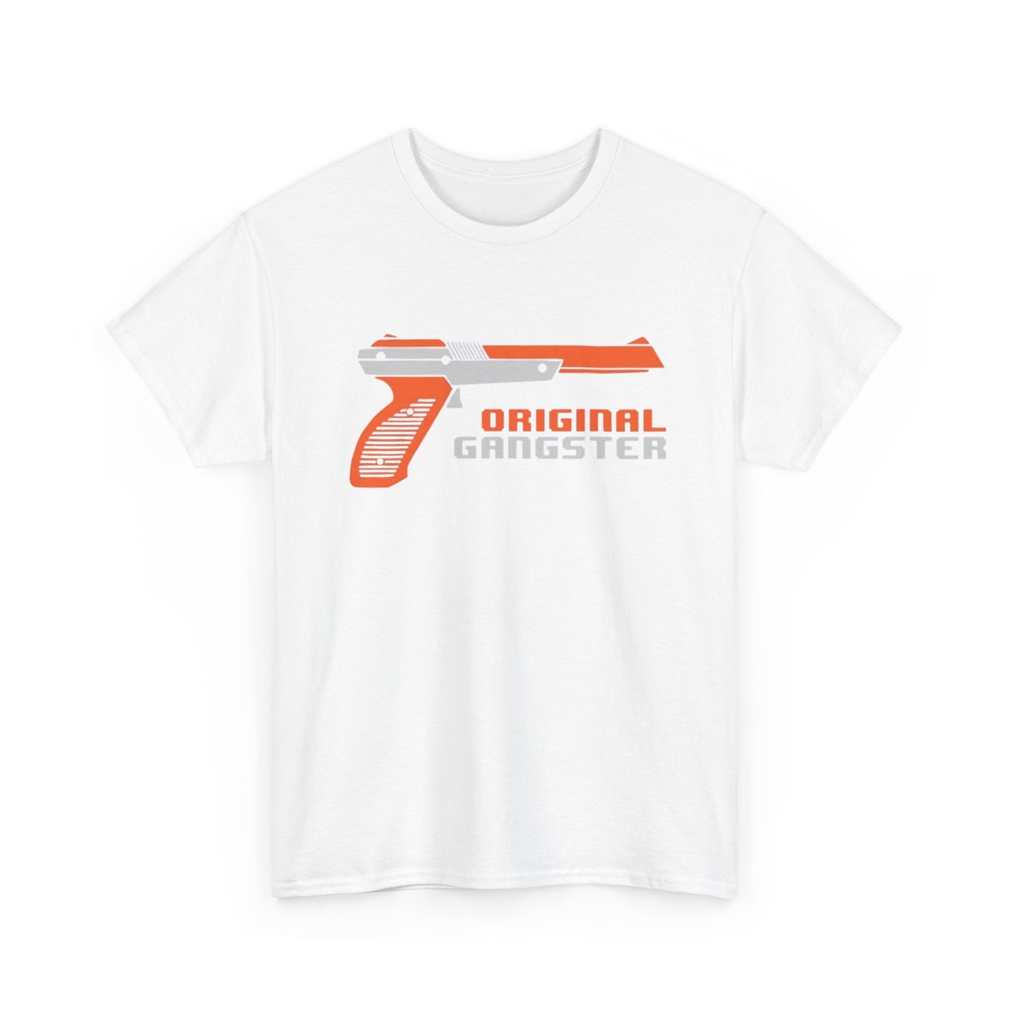 Original Gangster Graphic T Shirt Vintage Video Games Funny Unisex Heavy Cotton