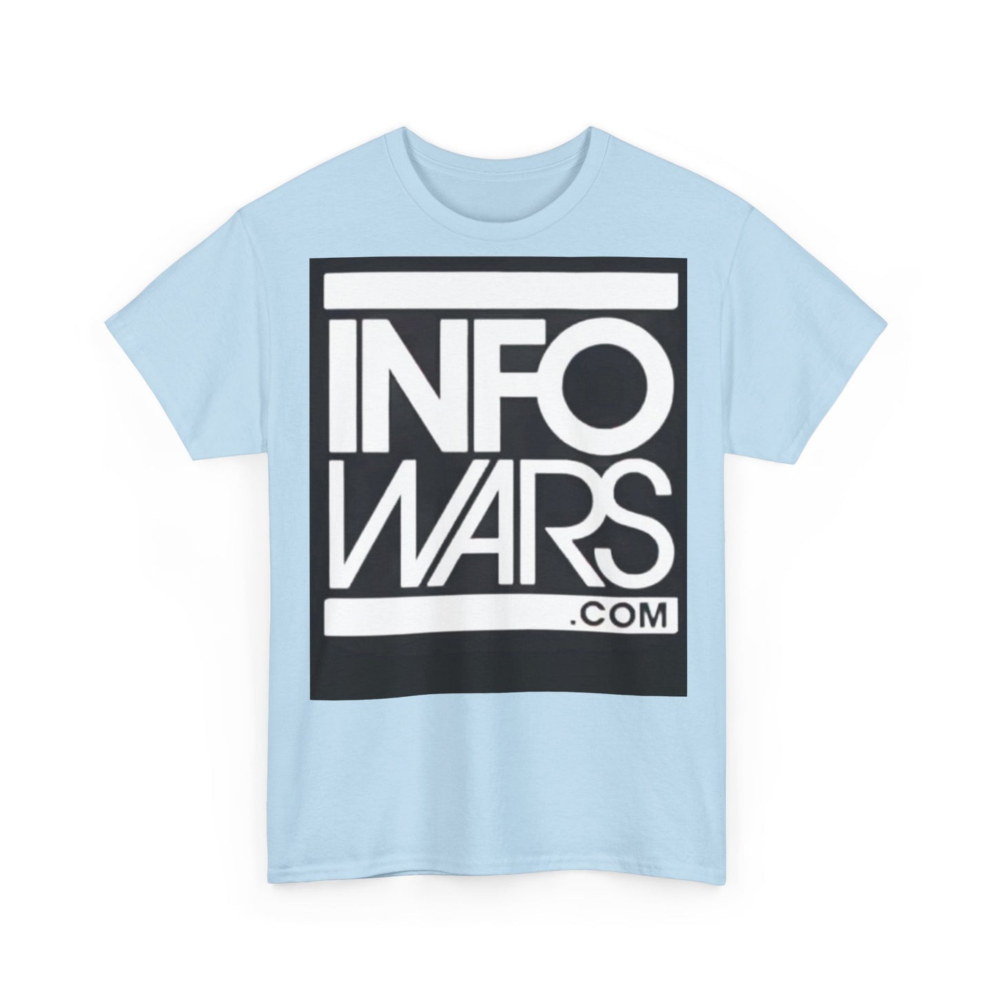 Info Wars Tshirt Alex Jones Rogan American Funny Podcast Unisex Heavy Cotton Tee