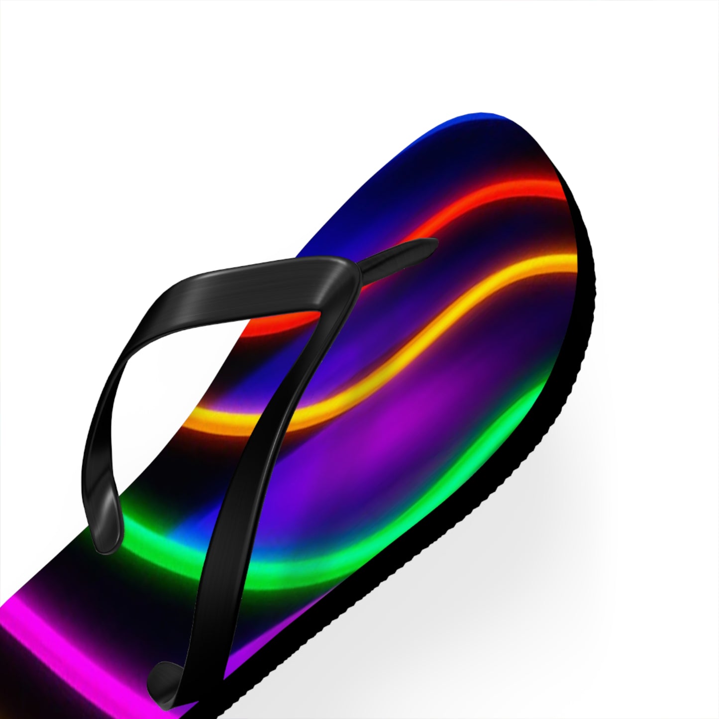 Neon Lights Flip Flops, Sandals Slides, Summer Footwear, Brand New