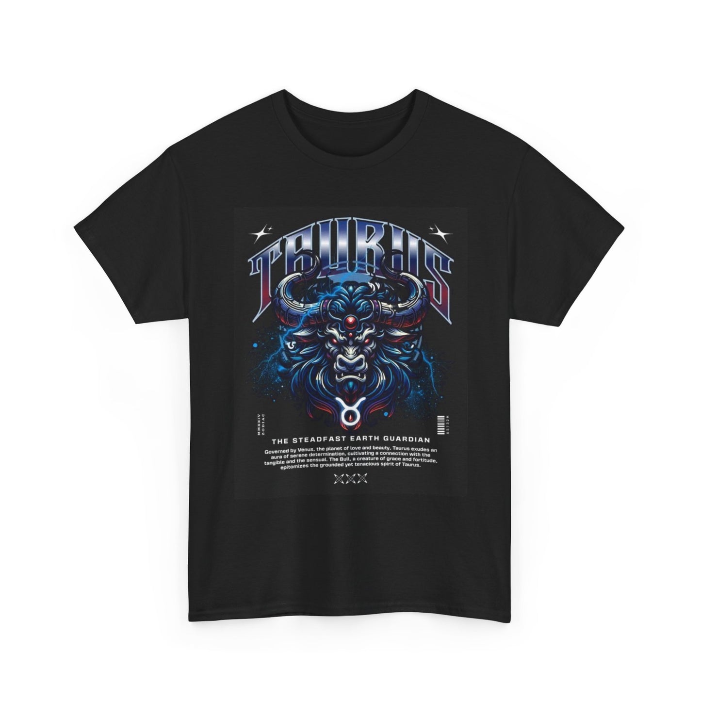 Taurus Zodiac Astrology Sign Graphic T Shirt Unisex Heavy Cotton Tee NEW