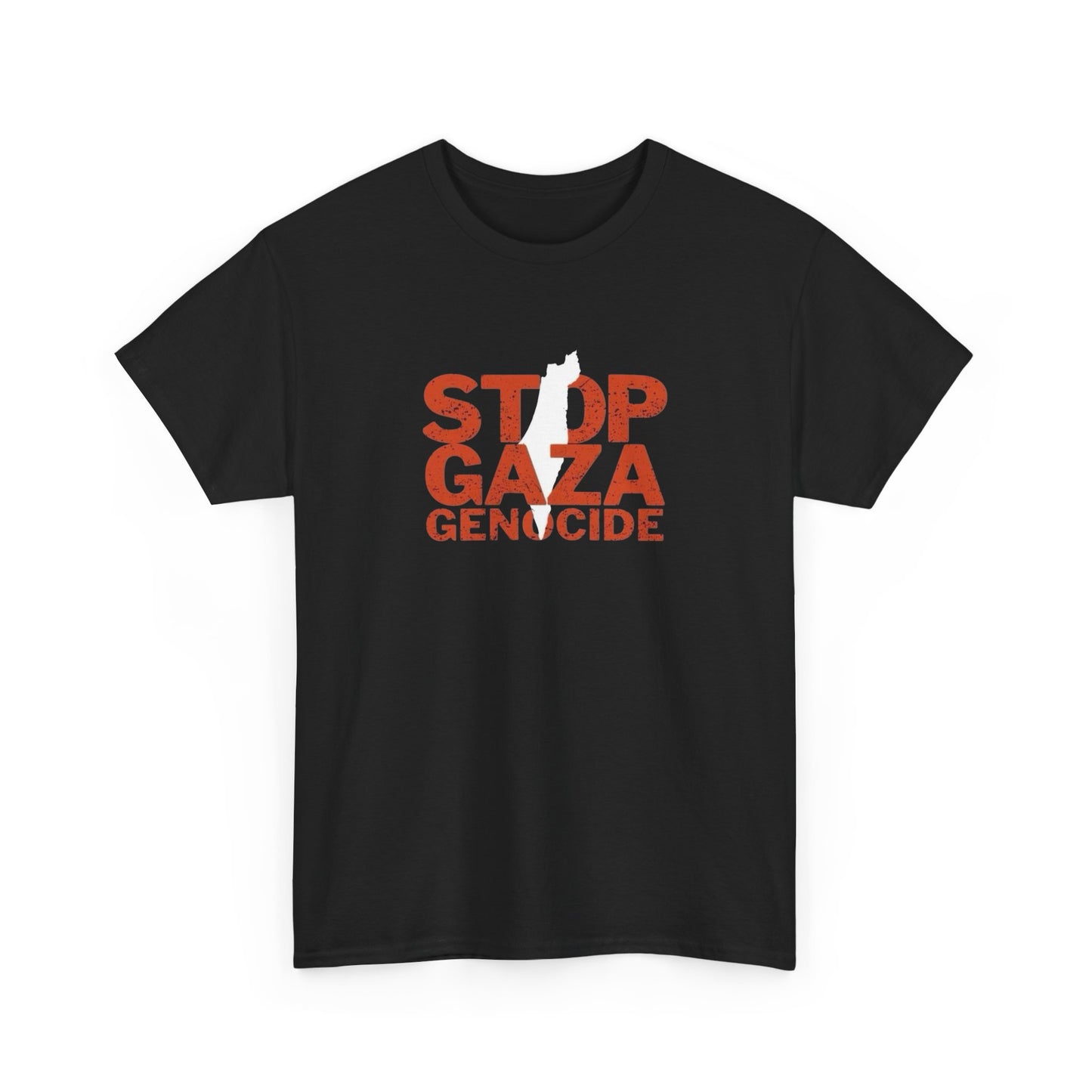 Stop Gaza Genocide Graphic T Shirt Unisex Heavy Cotton Tee NEW