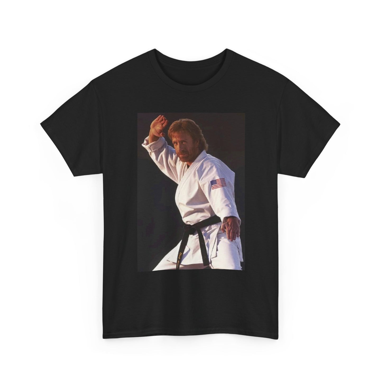 Chuck Norris Karate Retro Funny Graphic T Shirt NEW Cotton Tee Gift