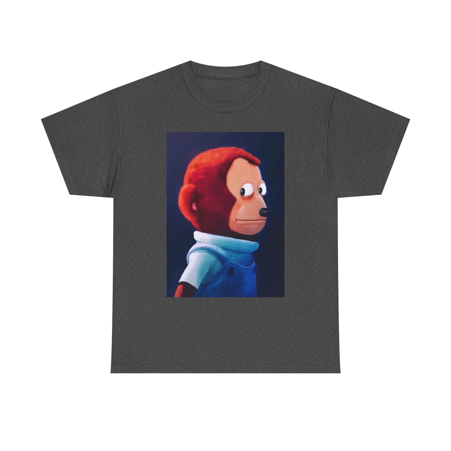Funny Side Eye Jokes T Shirt MEME Comedy Cartoon Painting Unisex Heavy Cotton
