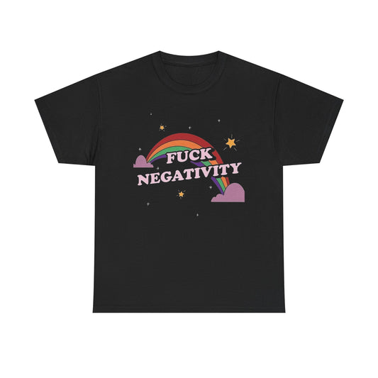 No Negativity Graphic T Shirt Unisex Cotton Tee - New Gift - Tee