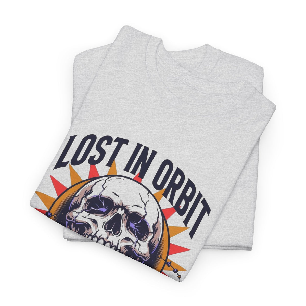 Lost In Orbit Graphic T Shirt Men's Space Alien's Heavy Cotton Tee