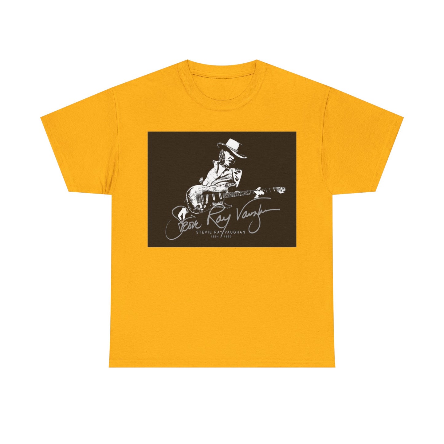 Stevie ray vaughn T-shirt Vintage retro rock album Unisex Heavy Cotton Tee