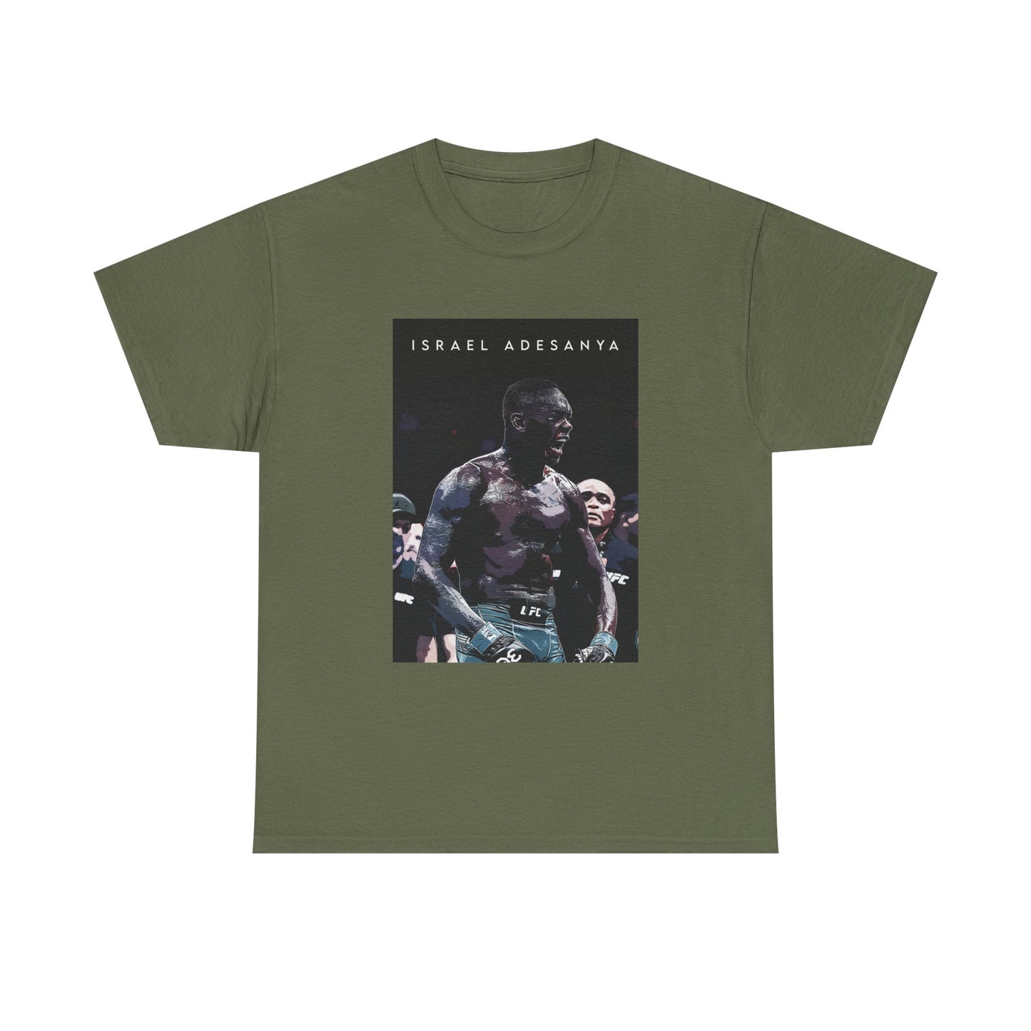 Israel Adesanya Tshirt Poster MMA UFC Merch Champ Graphic Unisex Heavy Cotton