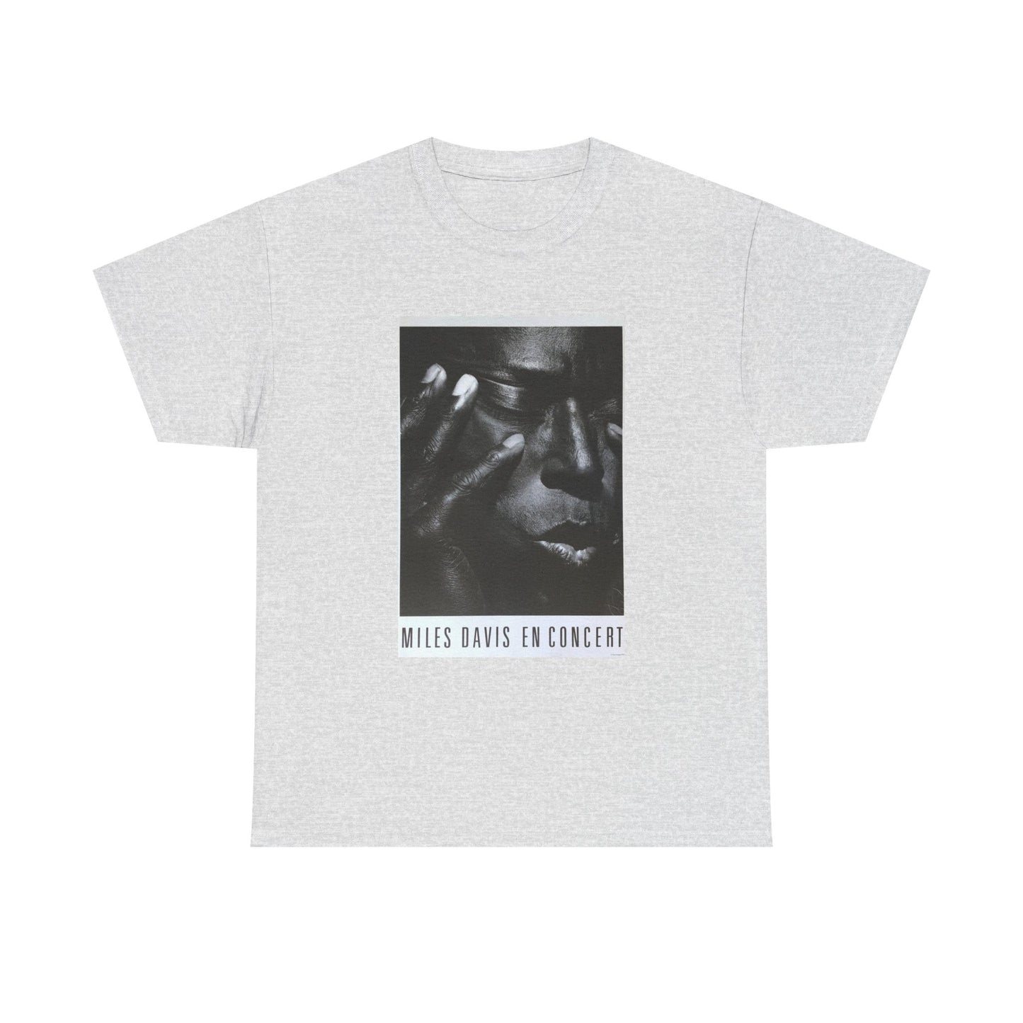 Miles Davis T Shirt Concert Poster Rare Vintage Unisex Heavy Cotton Tee