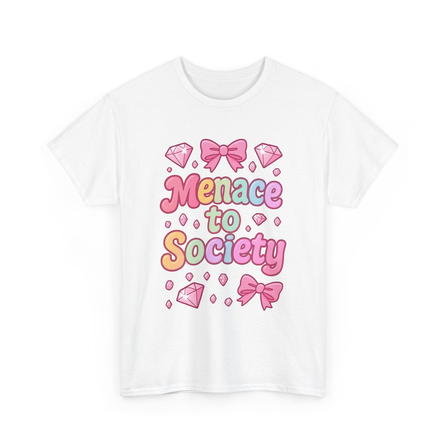 Menace To Society Funny Cute Women's Graphic T Shirt NEW ADULT