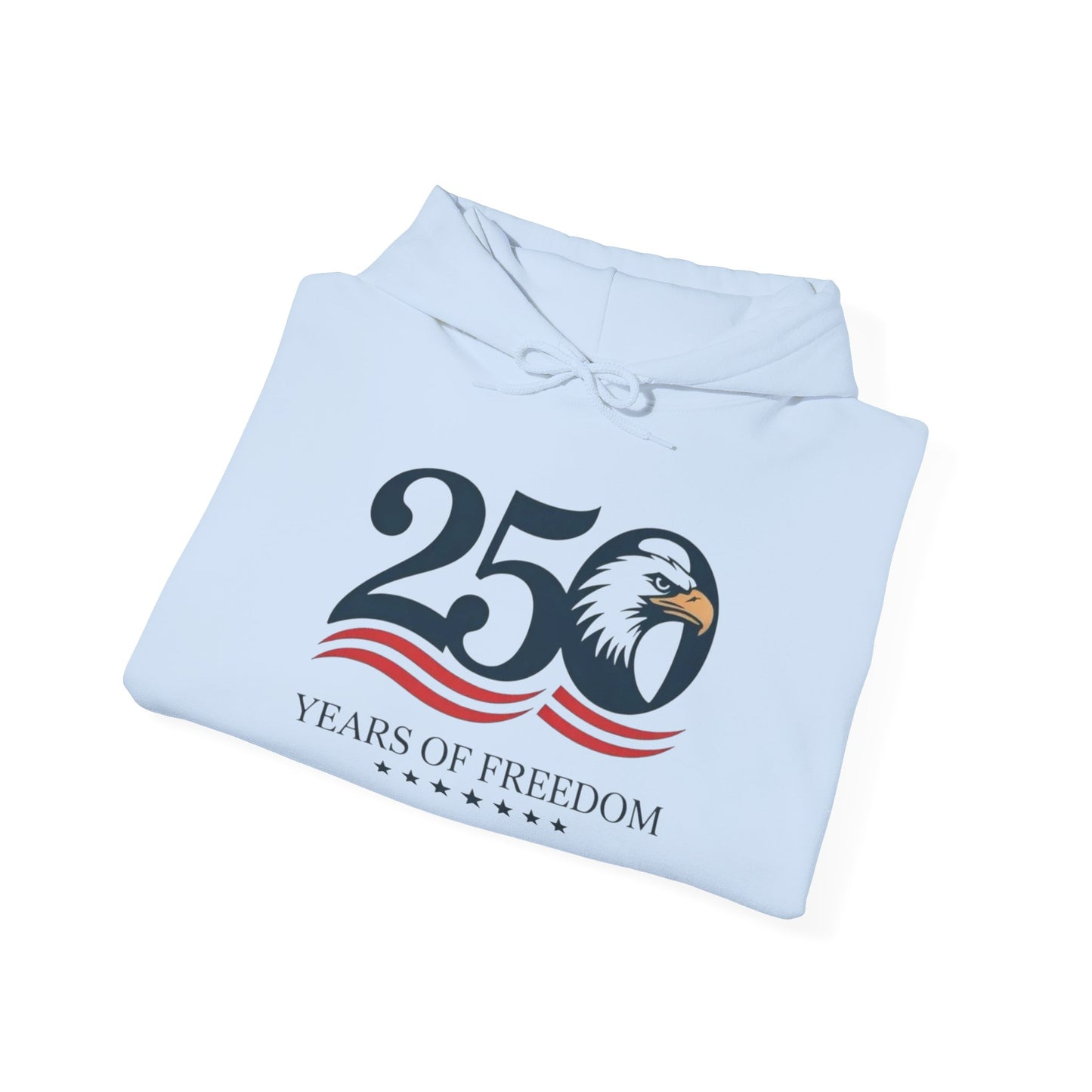 America 250 Years Of Freedom Graphic Hoodie Heavy Blend™ NEW Sweatshirt