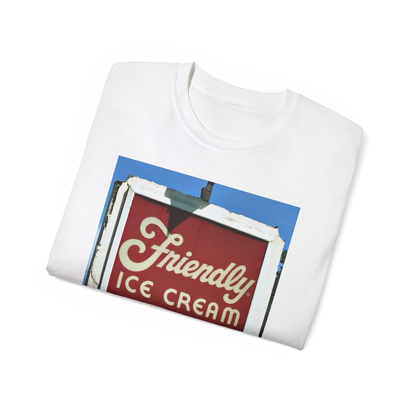 Friendlys ice cream T-shirt vintage New England restaurant chef Ultra Cotton Tee