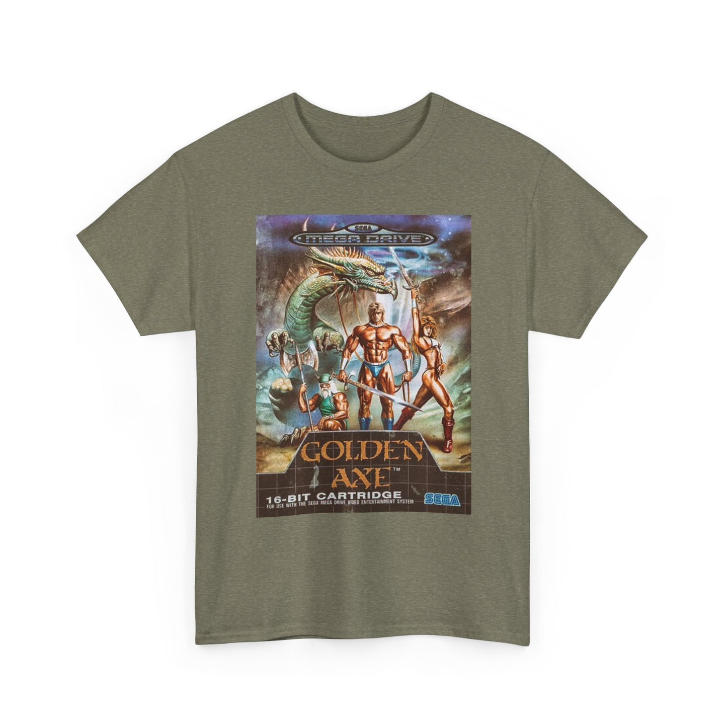 Golden Axe T Shirt Vintage Video Games Retro Unisex Heavy Cotton Tee