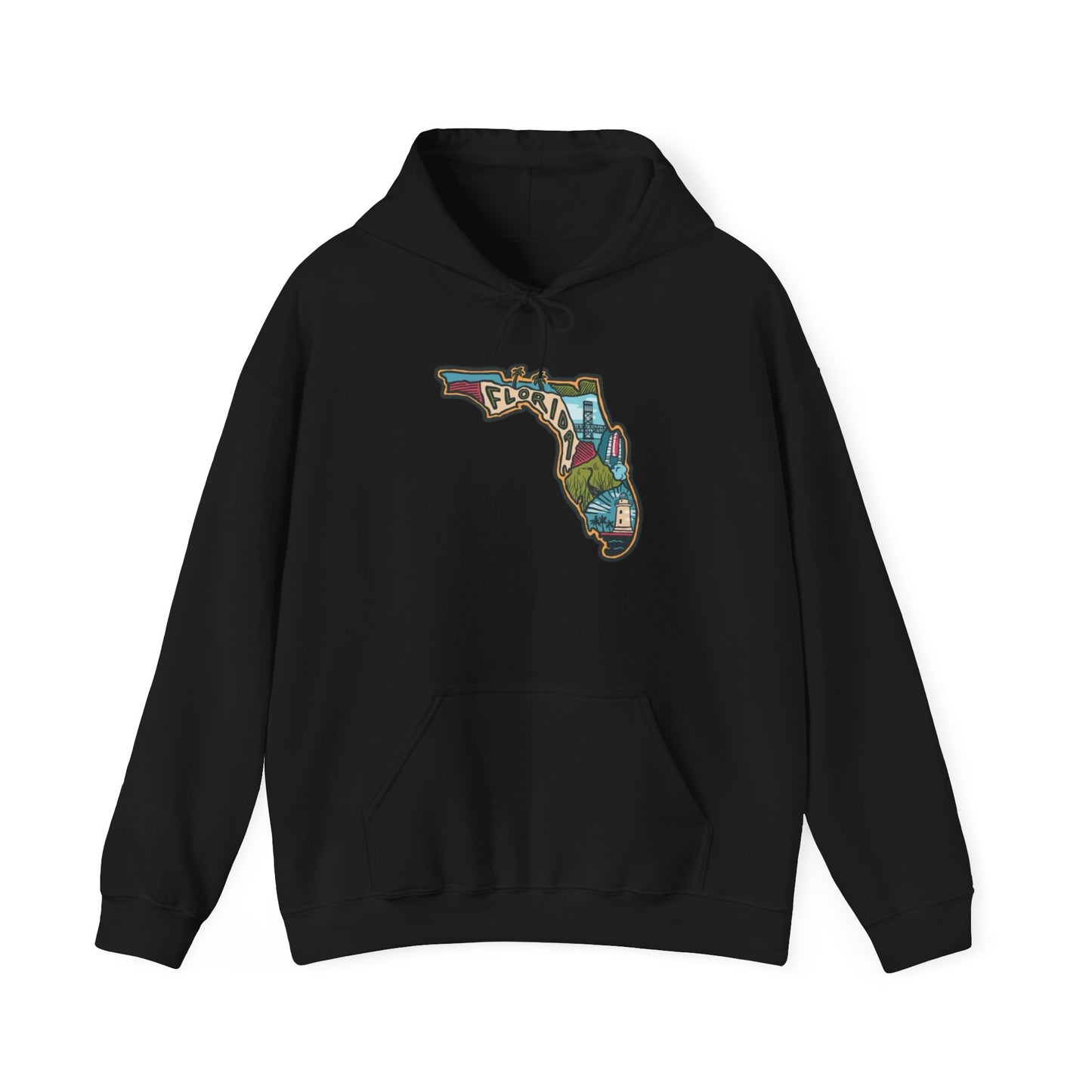 Florida State Graphic Hoodie Unisex Heavy Blend™ Hooded Sweatshirt