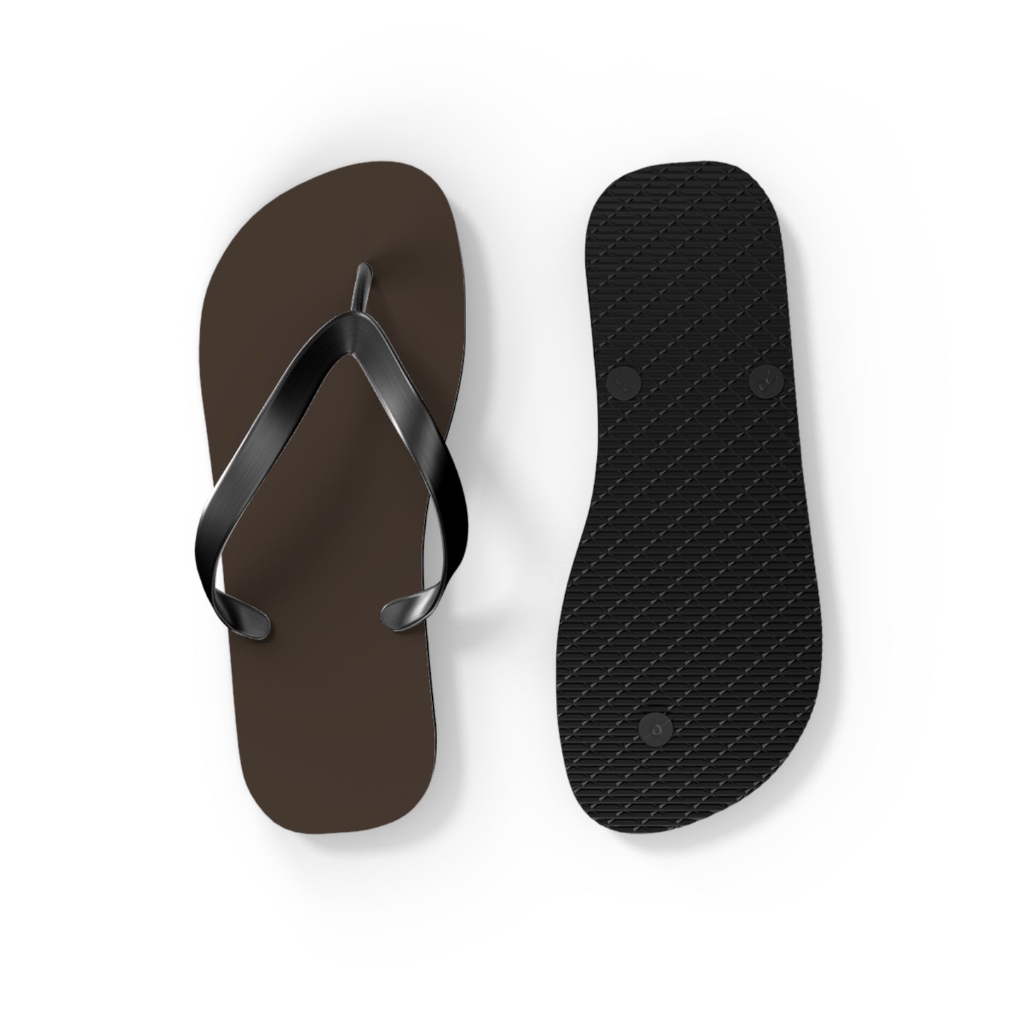 Dark Brown Flip Flops, Sandals Slides, Summer Footwear, Brand New