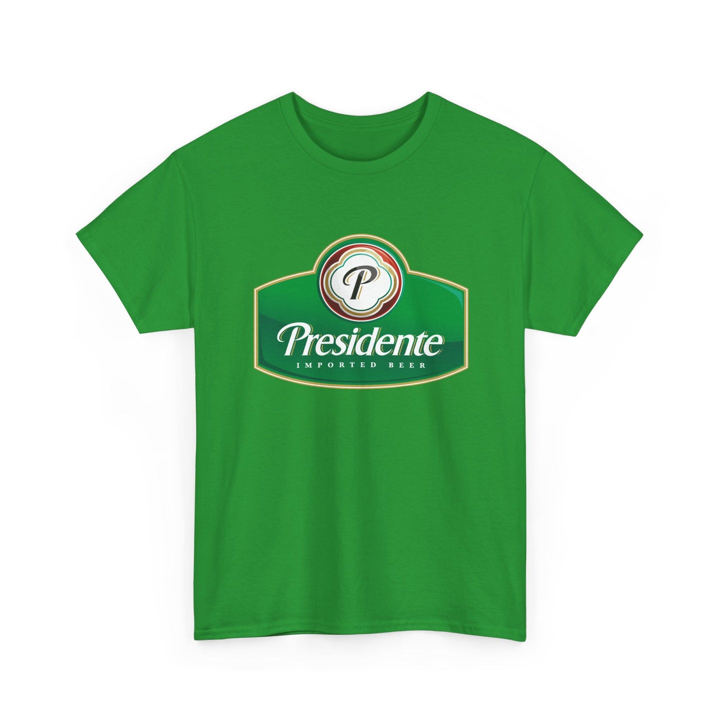 Presidente Beer Logo Shirt Retro Poster Unisex Heavy Cotton Tee