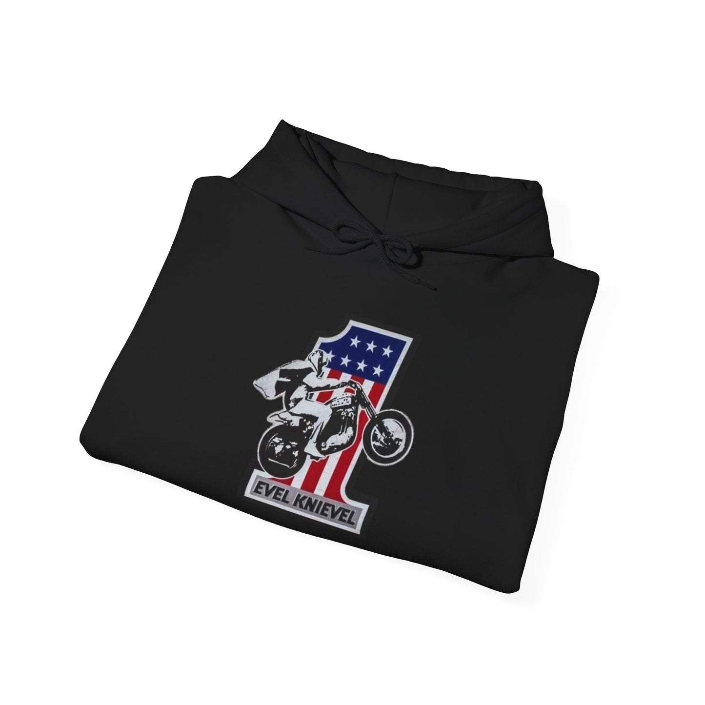 Evel Knievel Stunts Graphic Hoodie Unisex Heavy Blend™ Hooded Sweatshirt