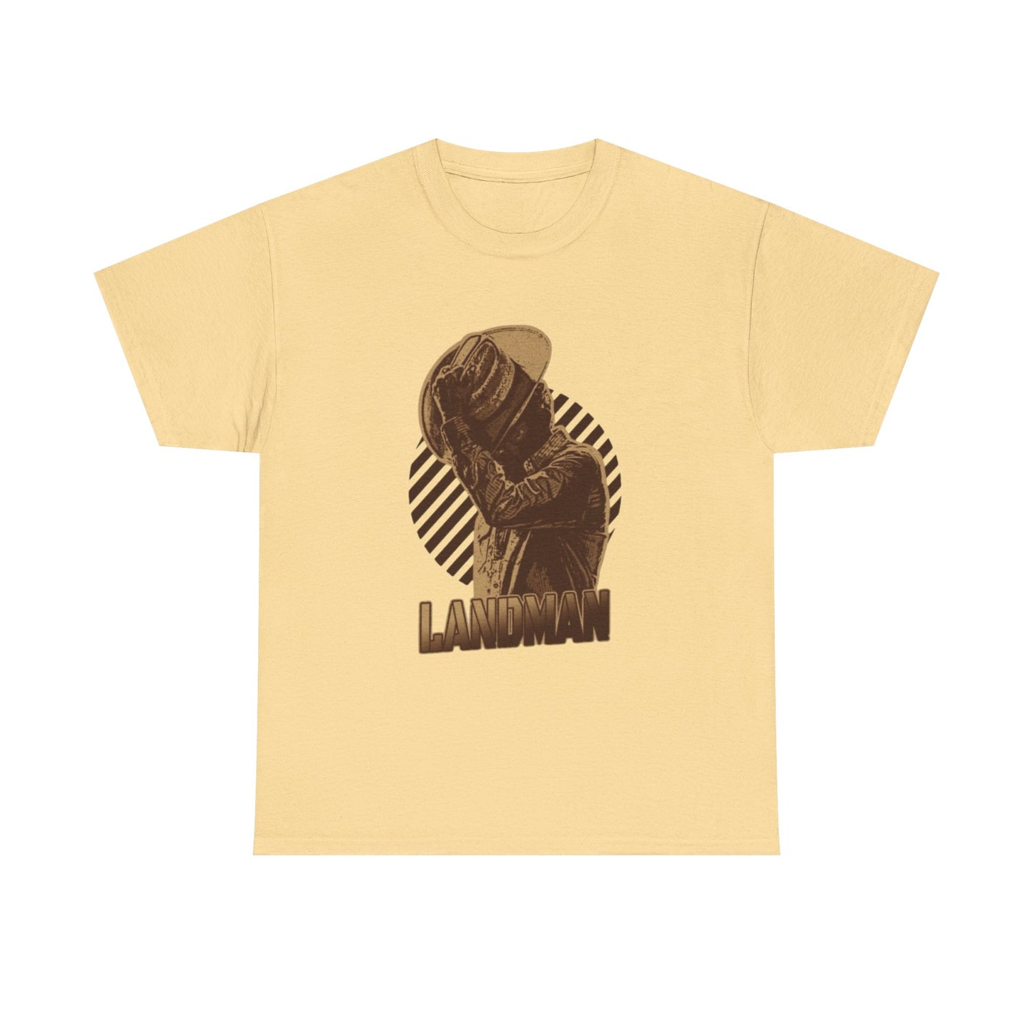 Landman Retro Texas Oil Graphic T Shirt NEW Unisex Heavy Cotton Tee