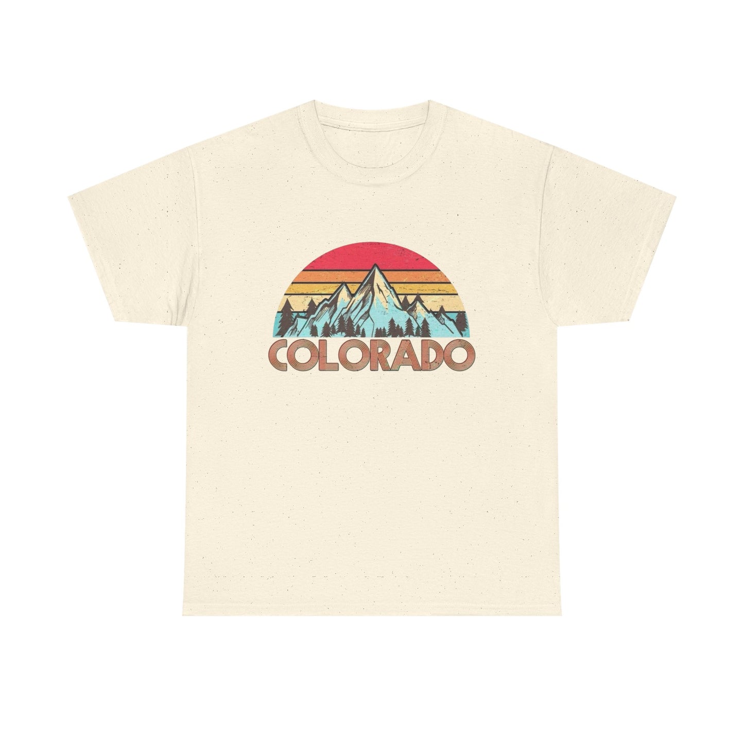 Colorado Retro Mountains Graphic T Shirt NEW Adult Tee