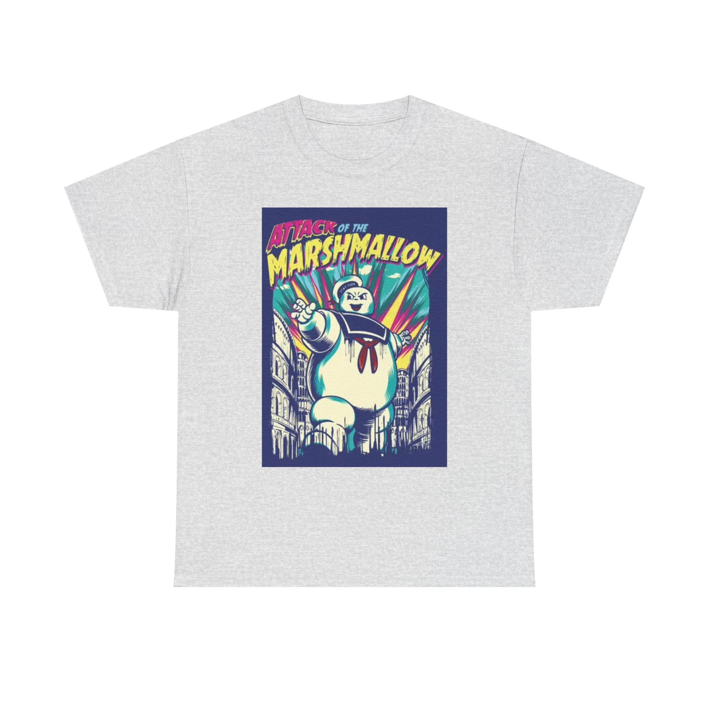 Attack Of The Marshmallow T Shirt BRAND NEW Apparel Unisex Heavy Cotton Tee