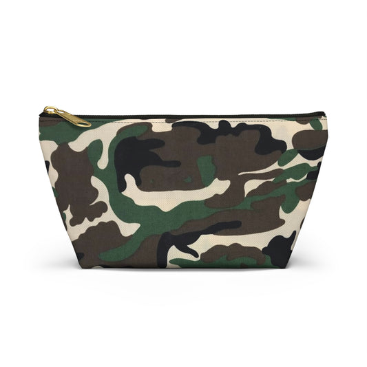 Camo Bag Travel Accessory Pouch w T-bottom Brand New