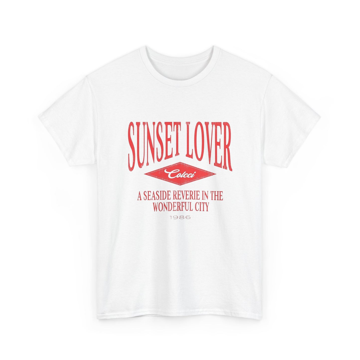 Sunset Lover Graphic T Shirt NEW Unisex Heavy Cotton Tee