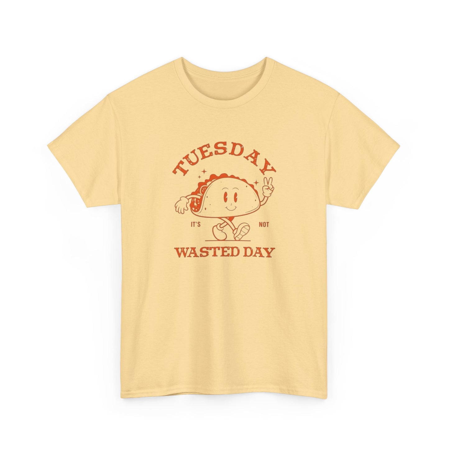Taco Tuesday Funny Graphic T Shirt Unisex Heavy Cotton Tee