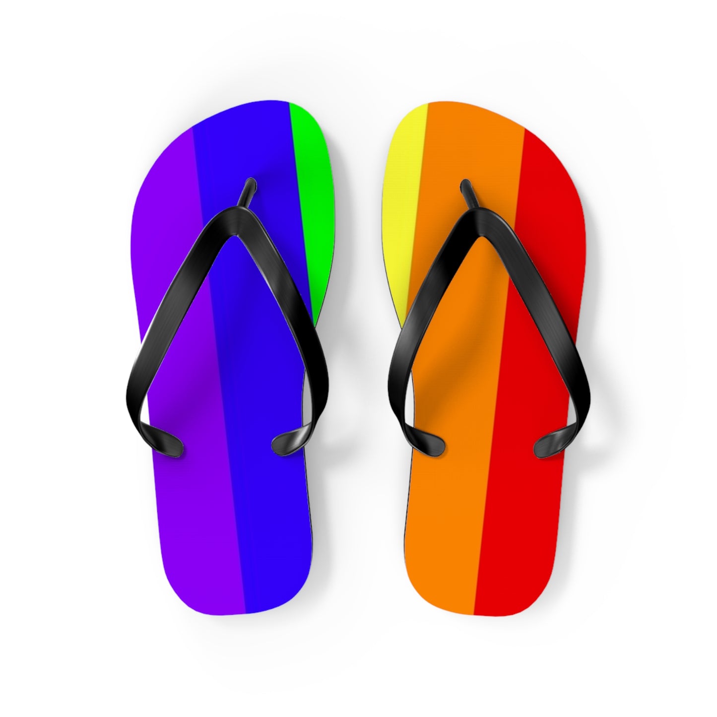 Summer Rainbow Flip Flops, Sandals Slides, Summer Footwear, Brand New
