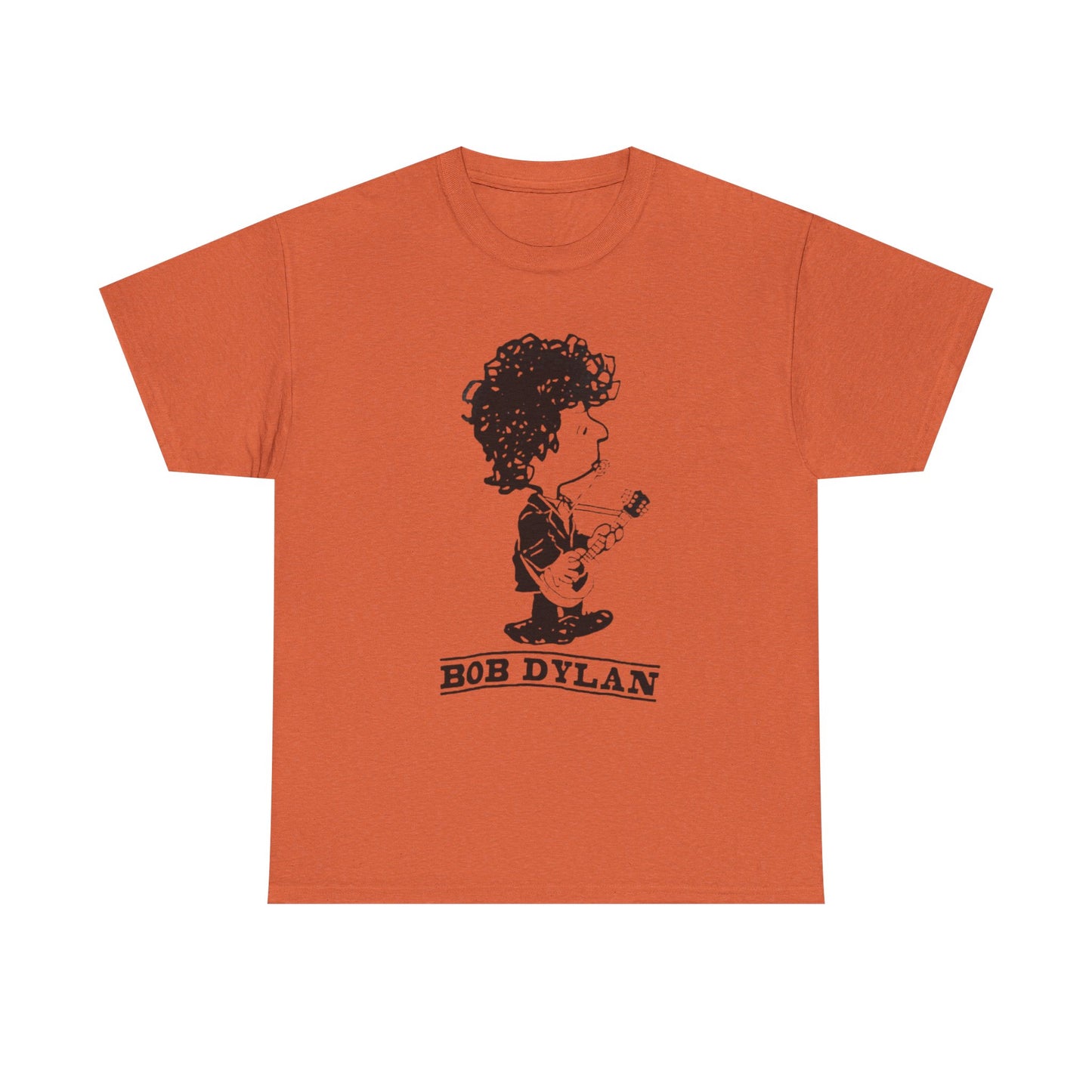 Bob Dylan Graphic T Shirt Vintage Rock Blue Grass Retro Unisex Heavy Cotton Tee
