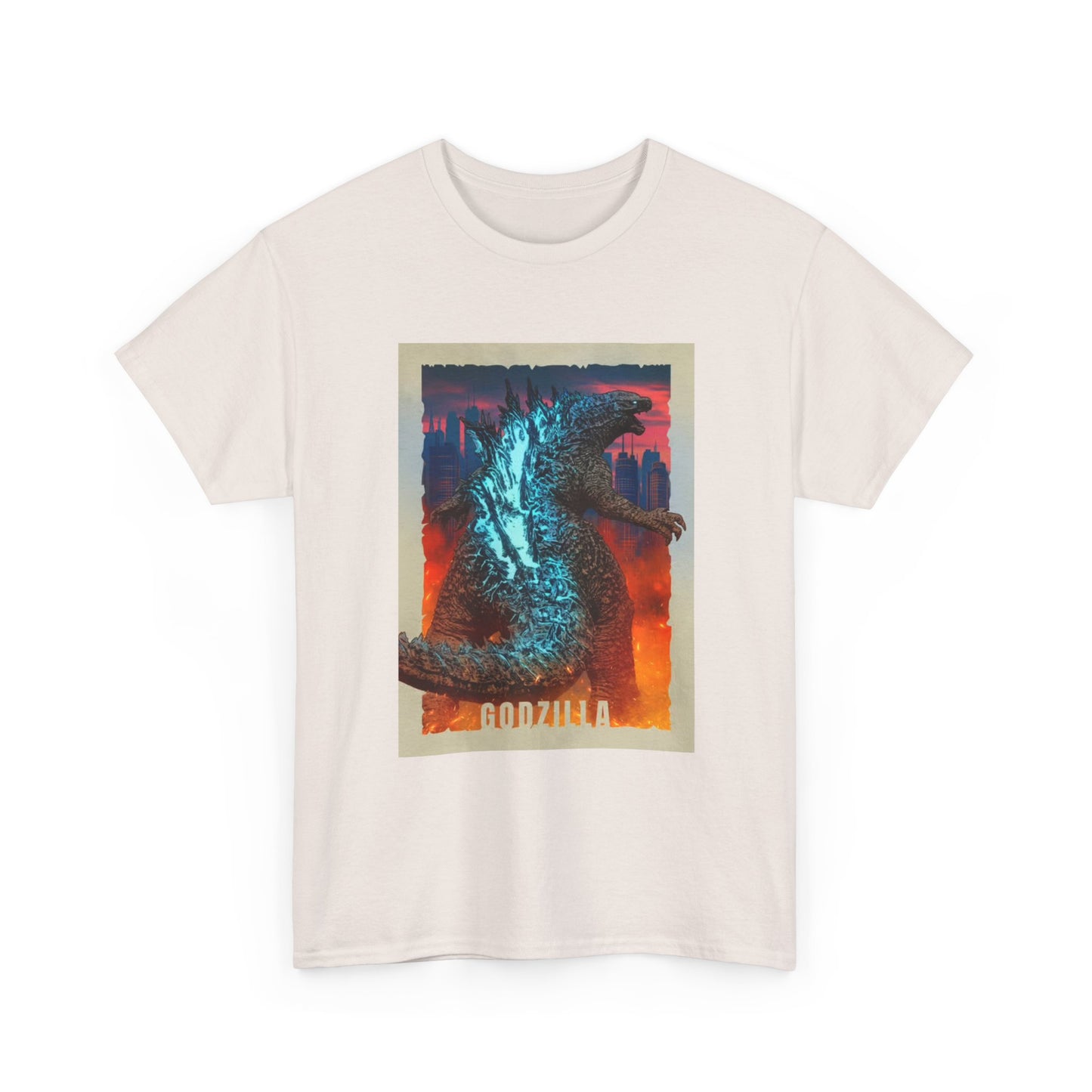 GodZilla Tshirt Vintage Movie Poster Retro Japan Unisex Heavy Cotton Tee