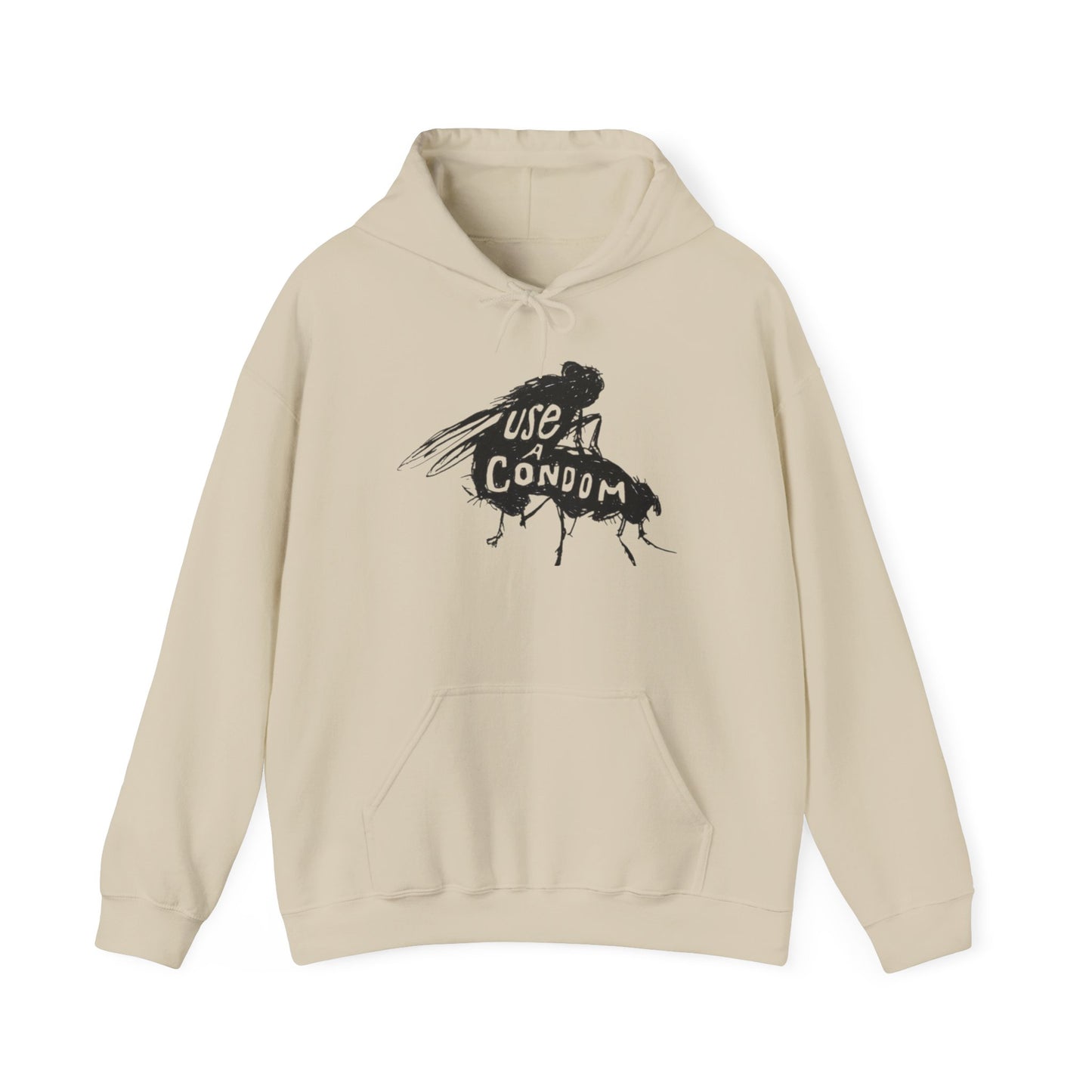 Use A Condom Funny Graphic Hoodie Unisex Heavy Blend™ Hooded Sweatshirt