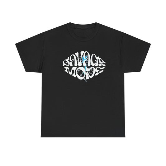 Savage Mode Graphic T Shirt Street Wear Vintage Unisex Heavy Cotton Tee