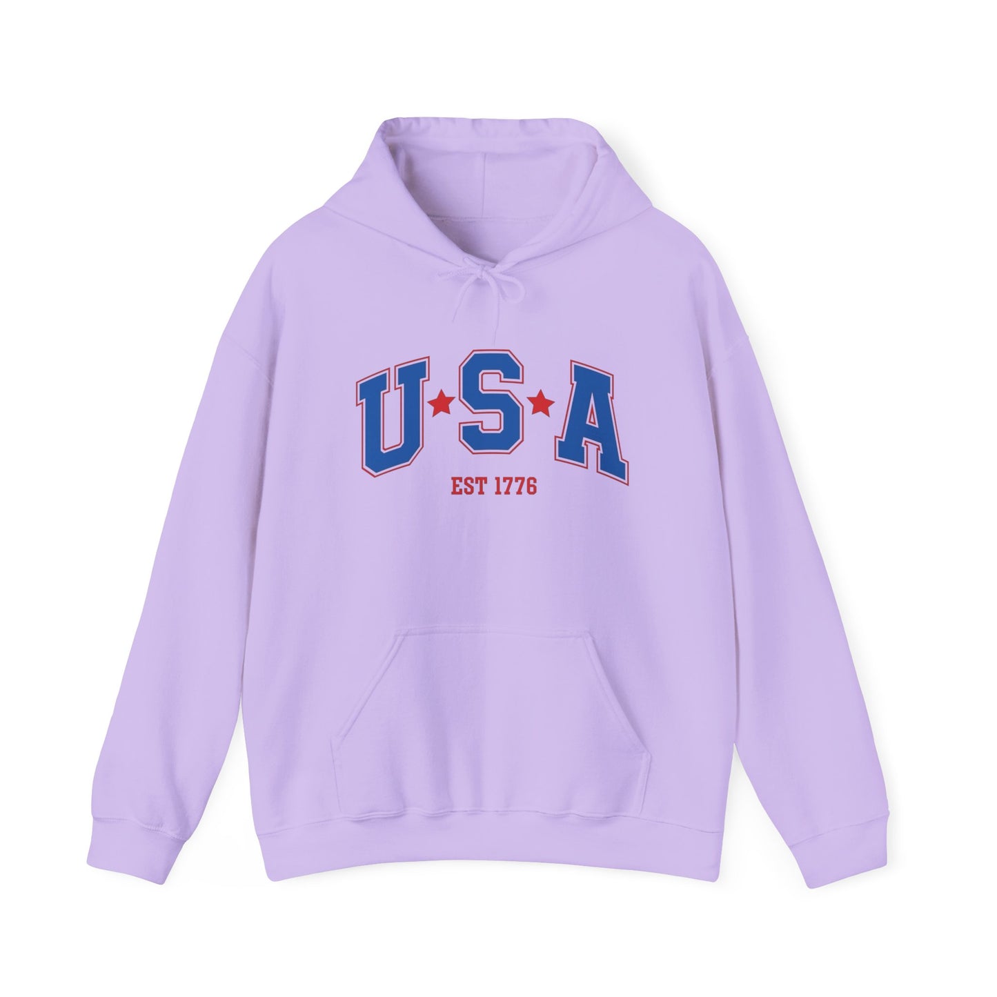 USA American Flag 1776 Graphic Hoodie Heavy Blend™ NEW Sweatshirt