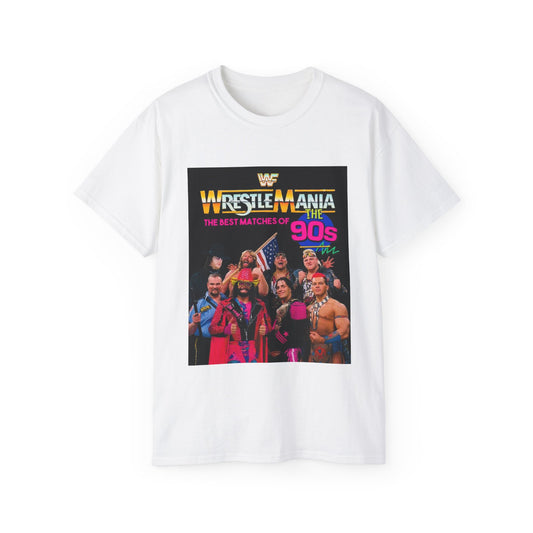 WWF wwe wrestle mania vintage 90s wrestling retro Unisex Ultra Cotton Tee
