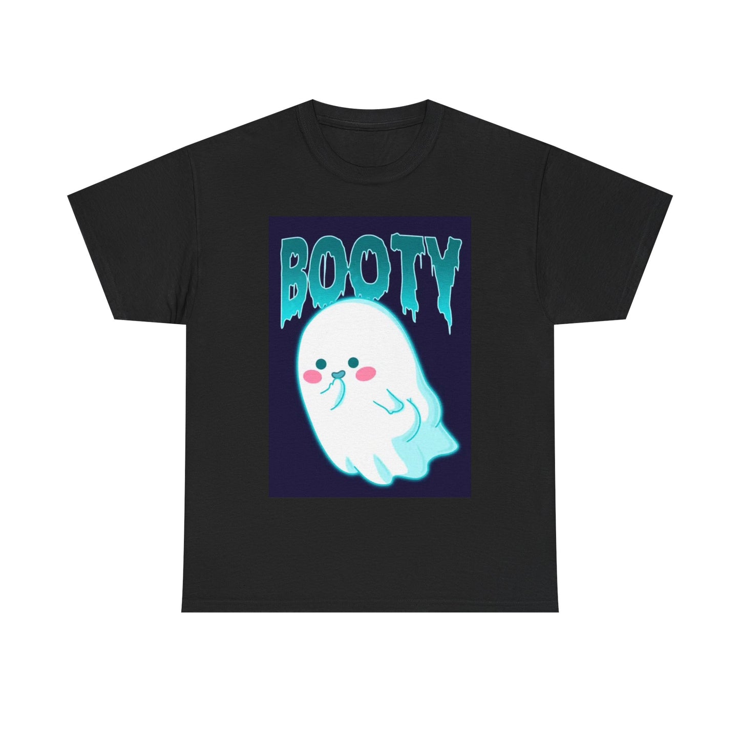 Ghost Booty Tshirt Funny Cute Gift Unisex Heavy Cotton Tee