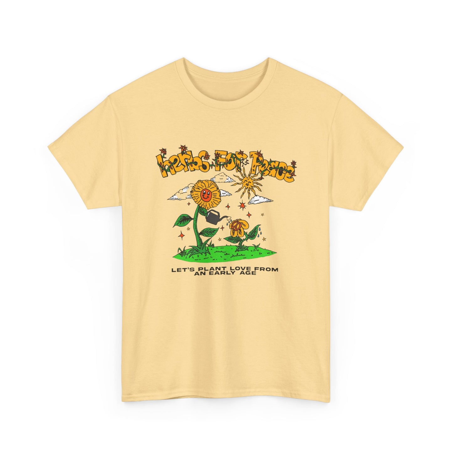 Herbs For Peace Graphic T Shirt NEW Adult Unisex Heavy Cotton Tee