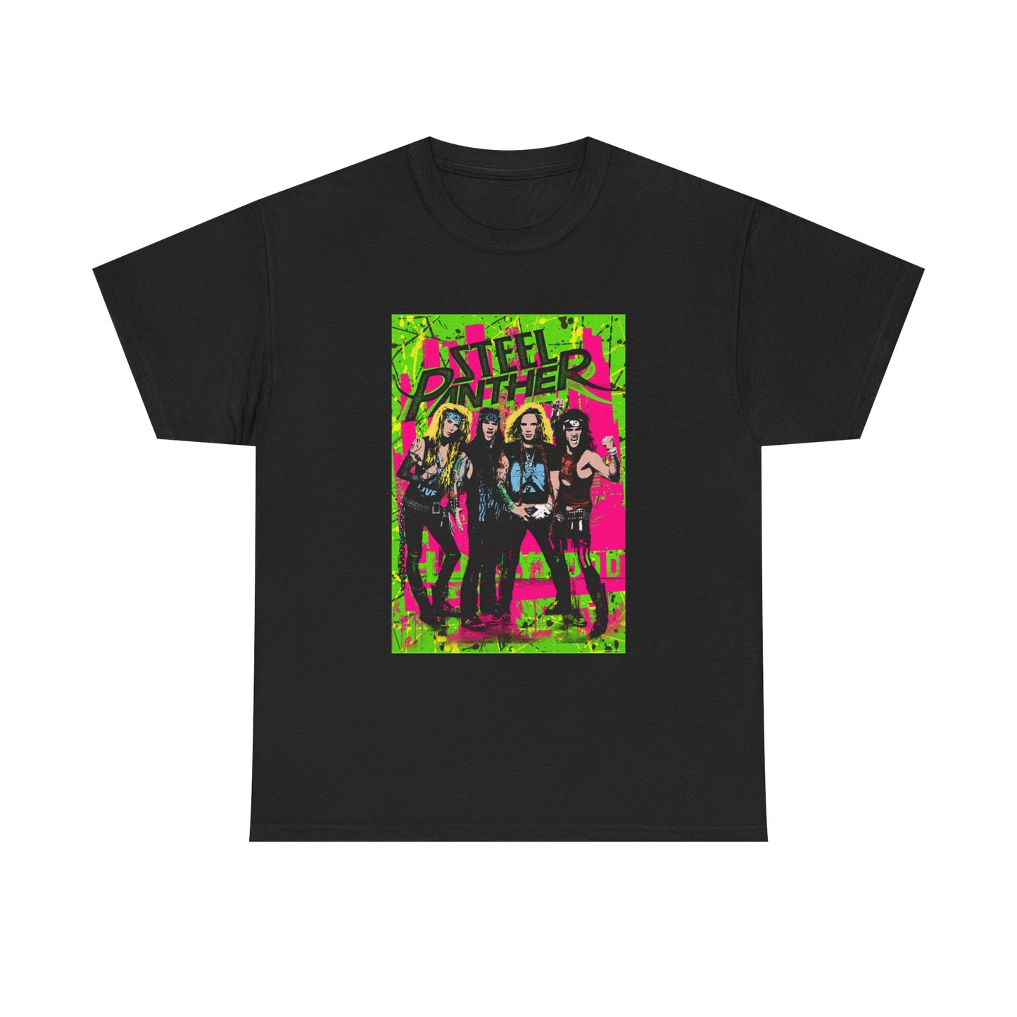 Steel Panther Tshirt Vintage Rock Band Merch Metal Unisex Heavy Cotton Tee