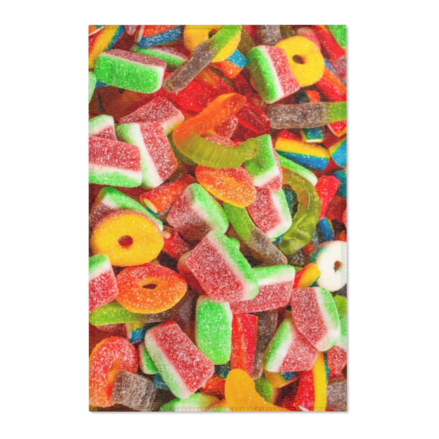 Gummy Candy All Over Print Hype Graphic Funny Area Rugs