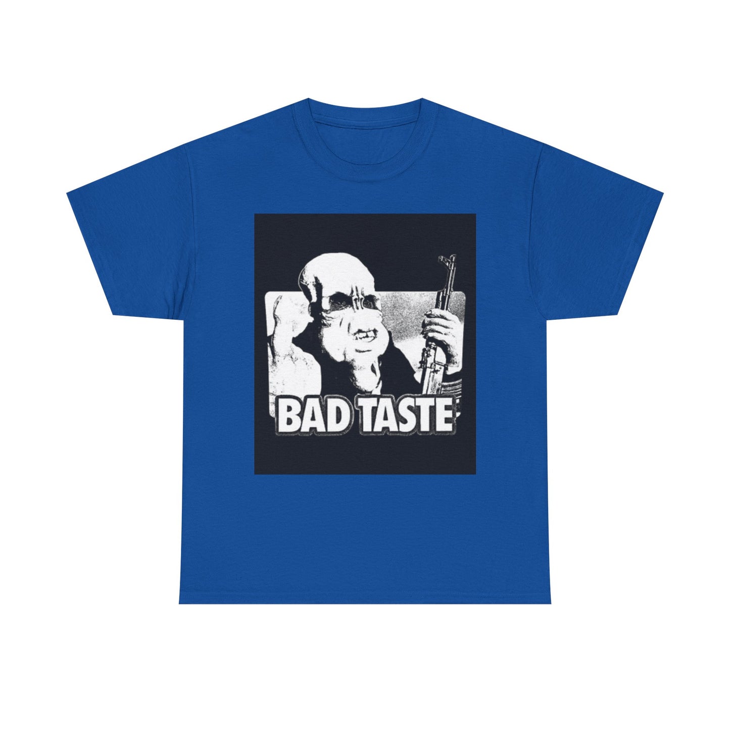 Bad Taste Poster Shirt Retro Graphic Art Unisex Heavy Cotton Tee