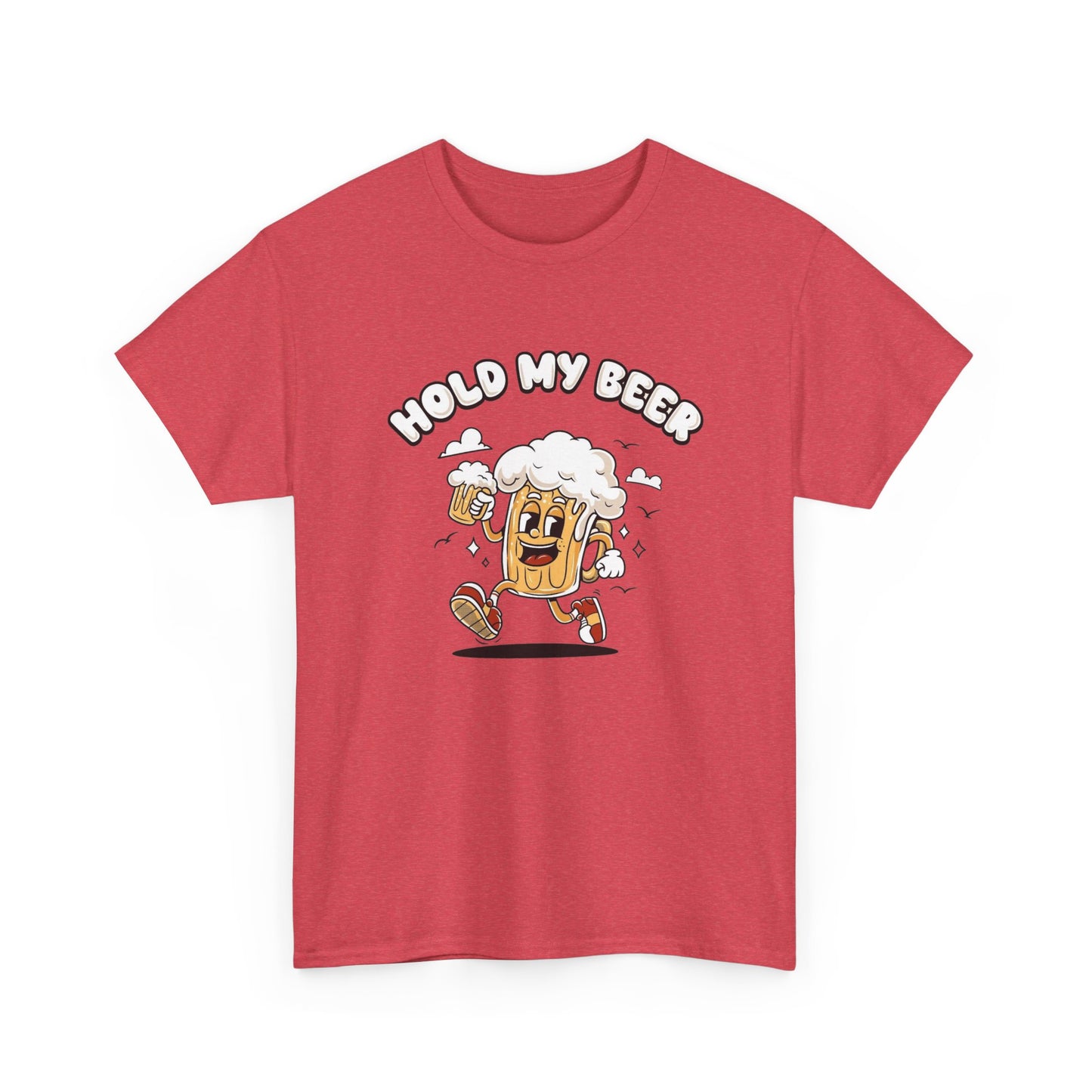 Hold My Beer Funny Graphic T Shirt NEW Vintage Unisex Heavy Cotton Tee