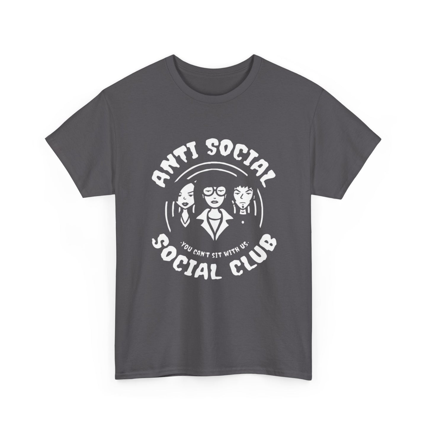 Anti Social Club Graphic T Shirt Unisex Heavy Cotton Tee