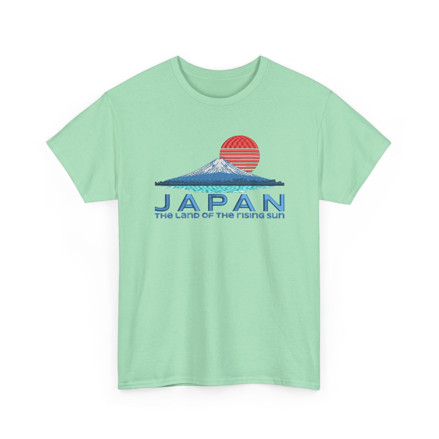Japan Land Of The Rising Sun Graphic T Shirt NEW Unisex Heavy Cotton Tee